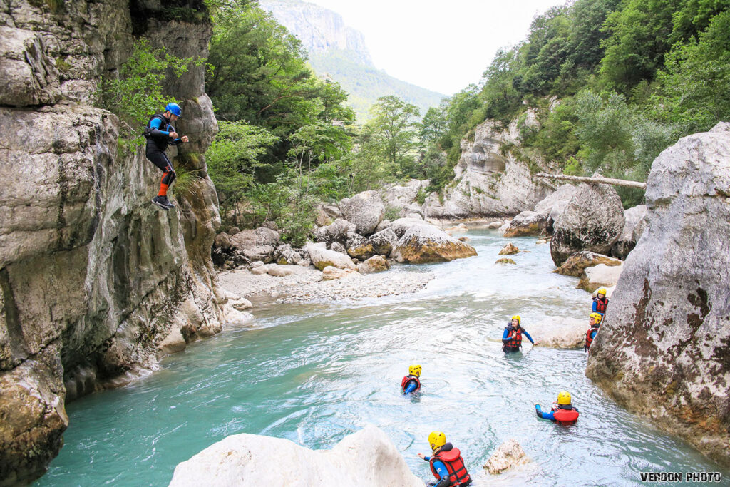 La randonnée aquatique dans les Gorges du Verdon