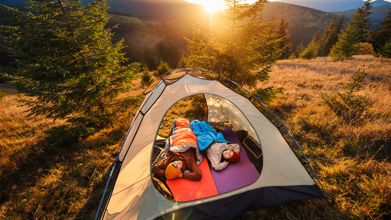 camping dans la nautre